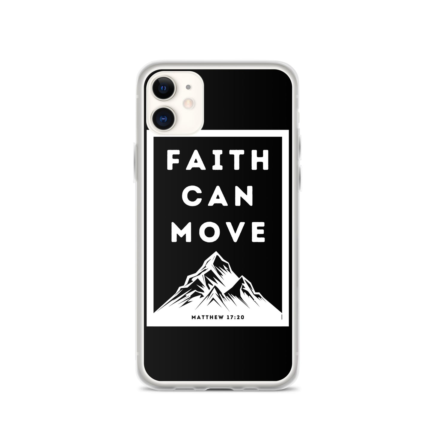 Faith can move mountains Clear Case for iPhone®