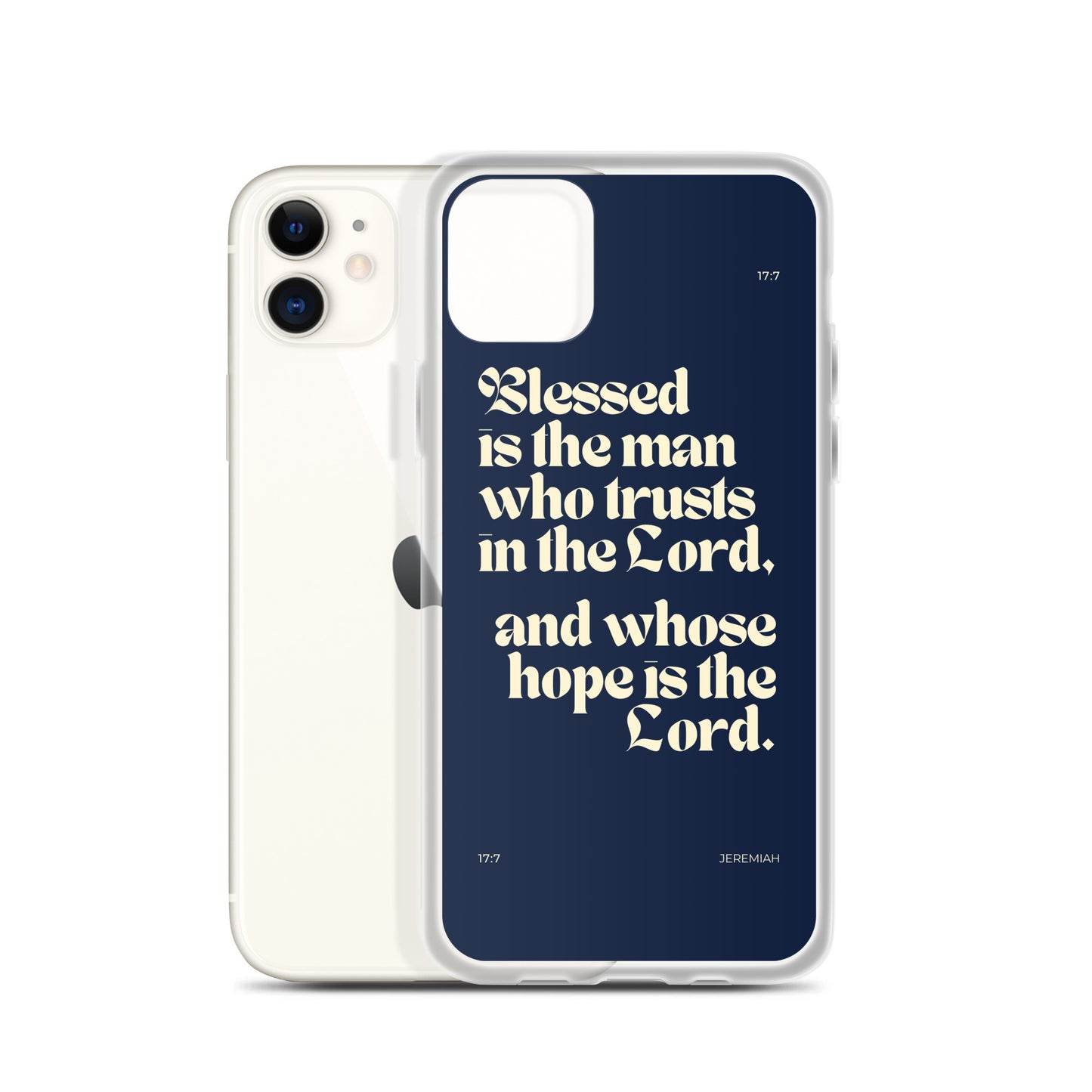 Jeremiah 17:7 Clear Case for iPhone®