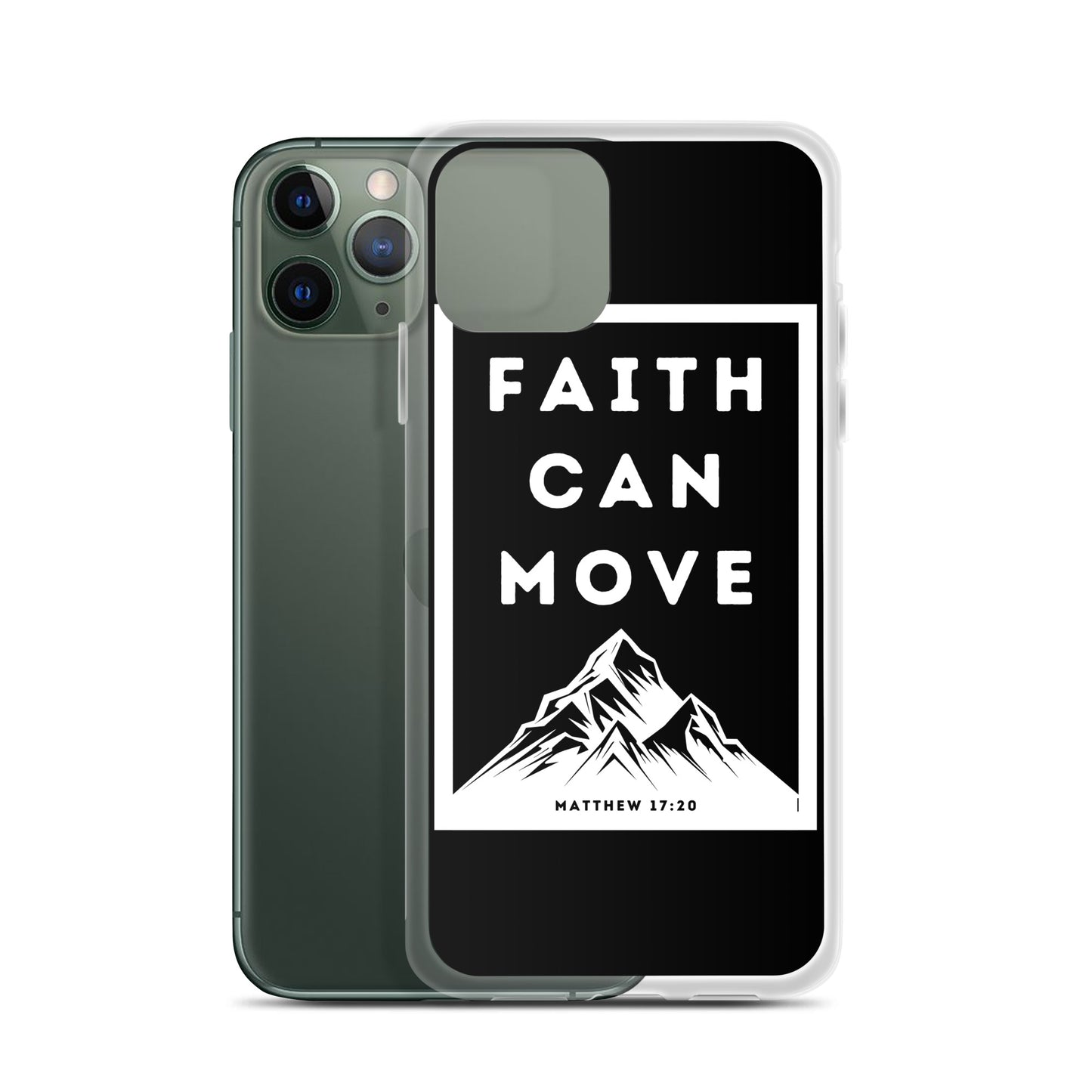 Faith can move mountains Clear Case for iPhone®