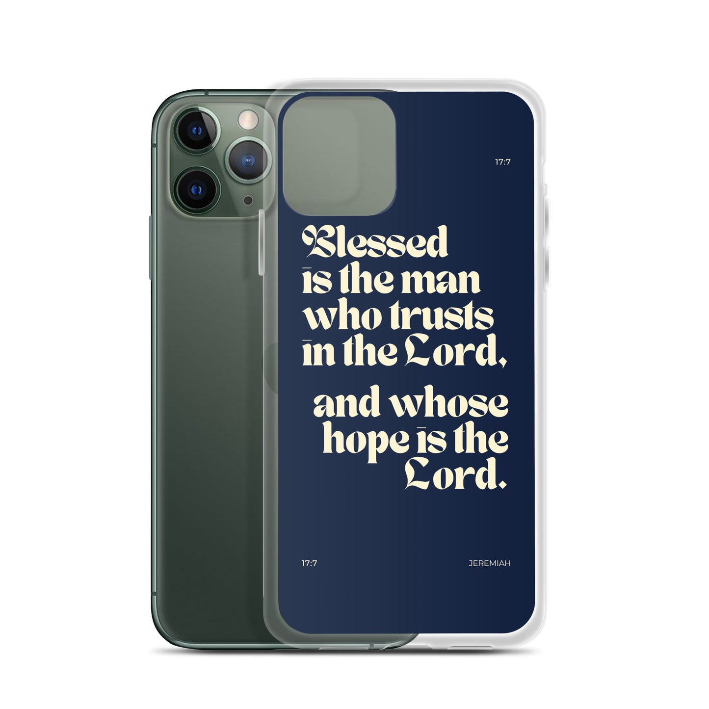 Jeremiah 17:7 Clear Case for iPhone®