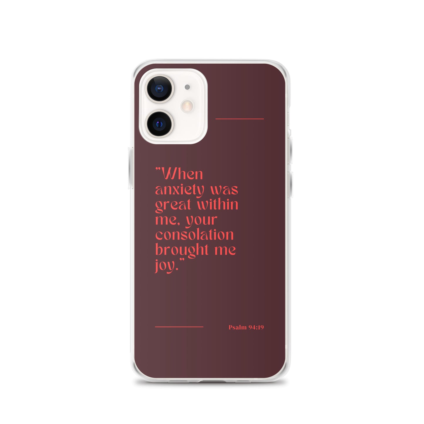 Psalm 94:19 Clear Case for iPhone®