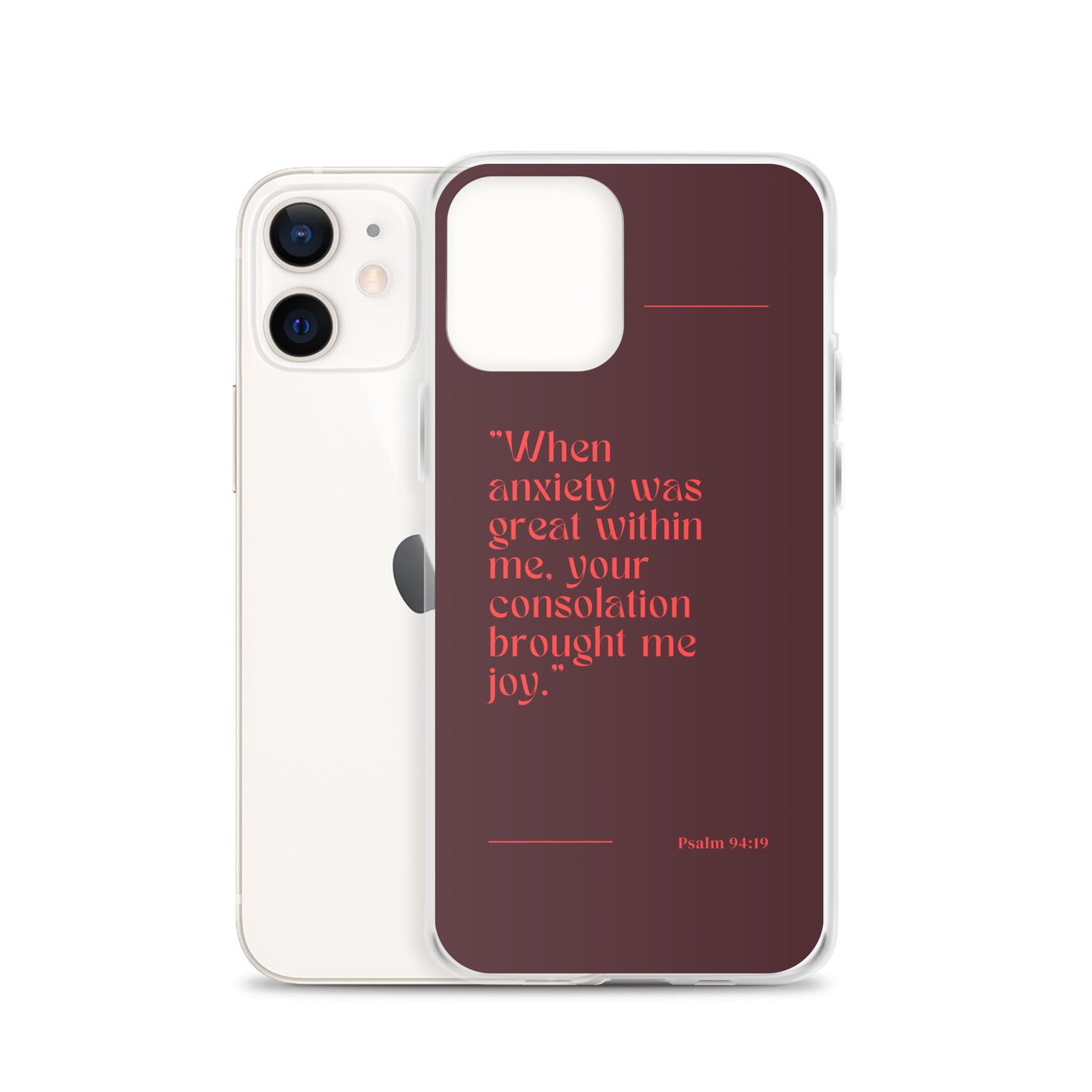 Psalm 94:19 Clear Case for iPhone®