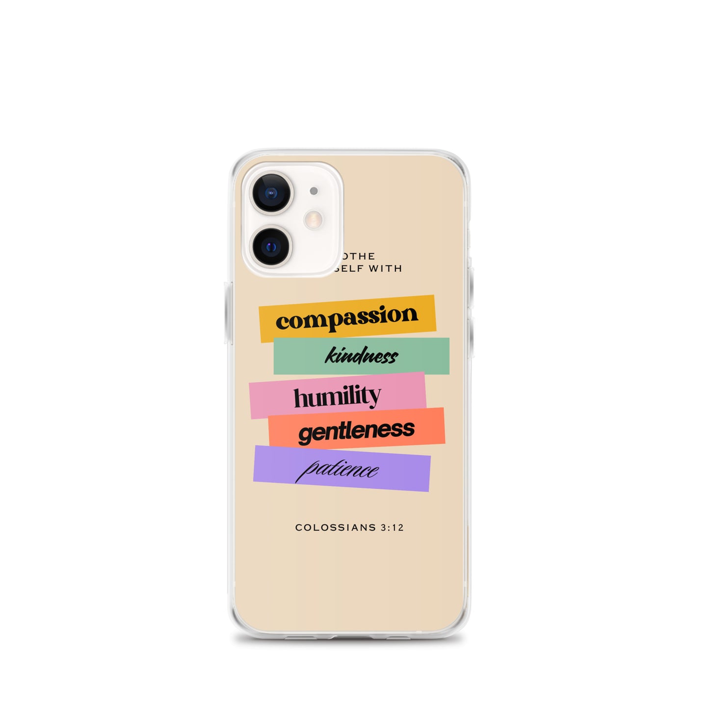 Colossians 3:12 Clear Case for iPhone®