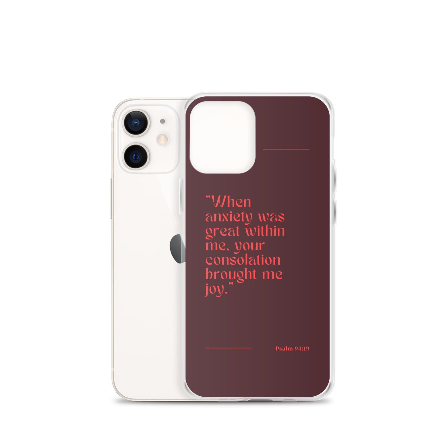 Psalm 94:19 Clear Case for iPhone®