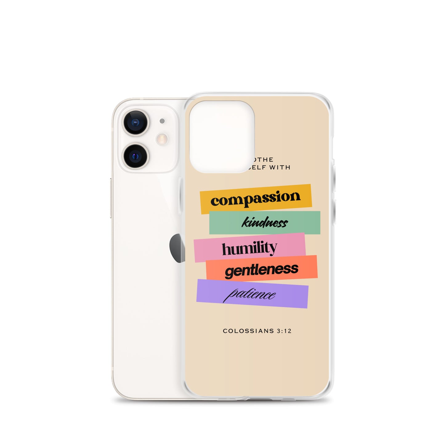 Colossians 3:12 Clear Case for iPhone®