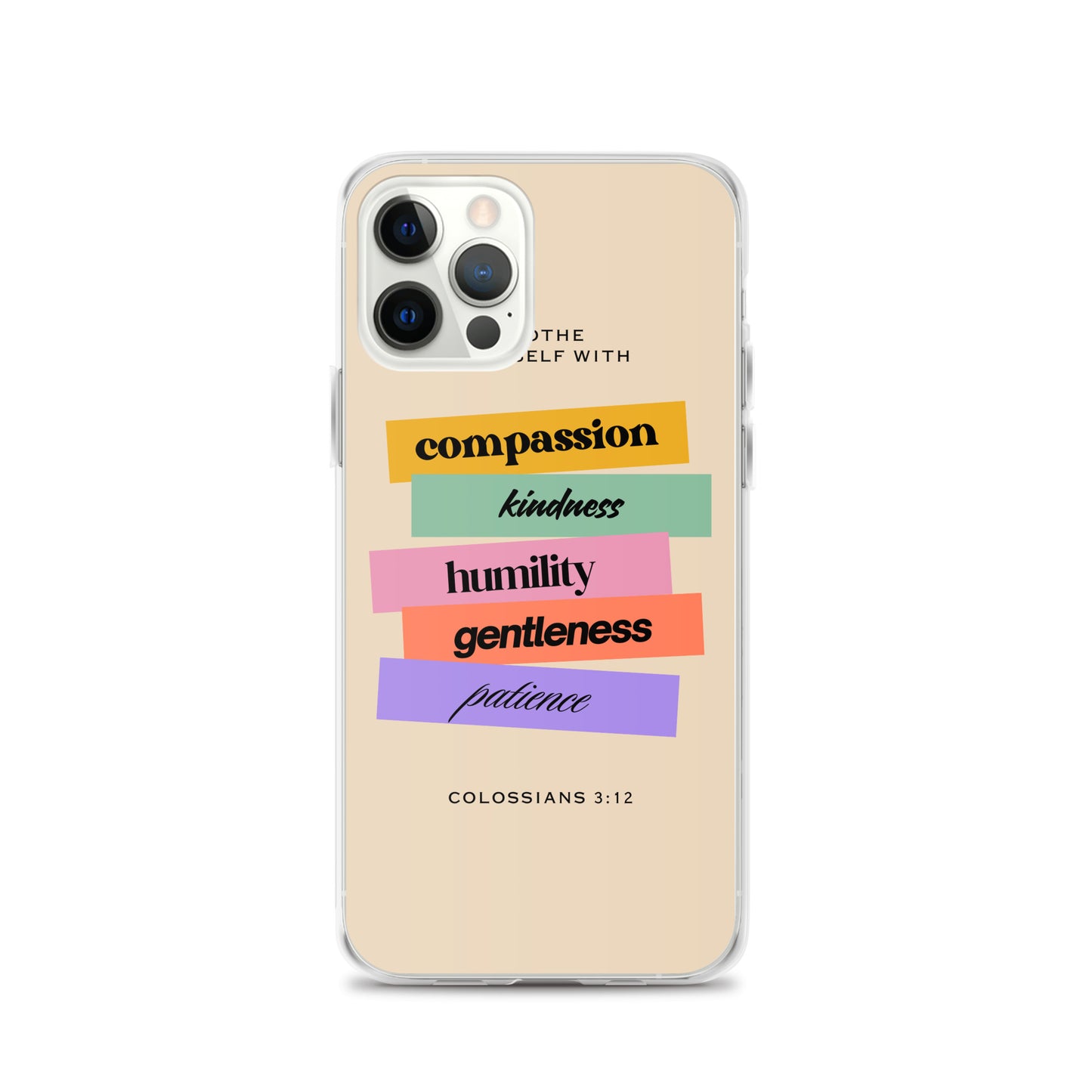 Colossians 3:12 Clear Case for iPhone®