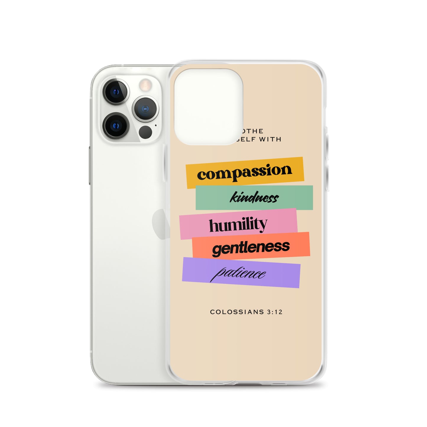 Colossians 3:12 Clear Case for iPhone®