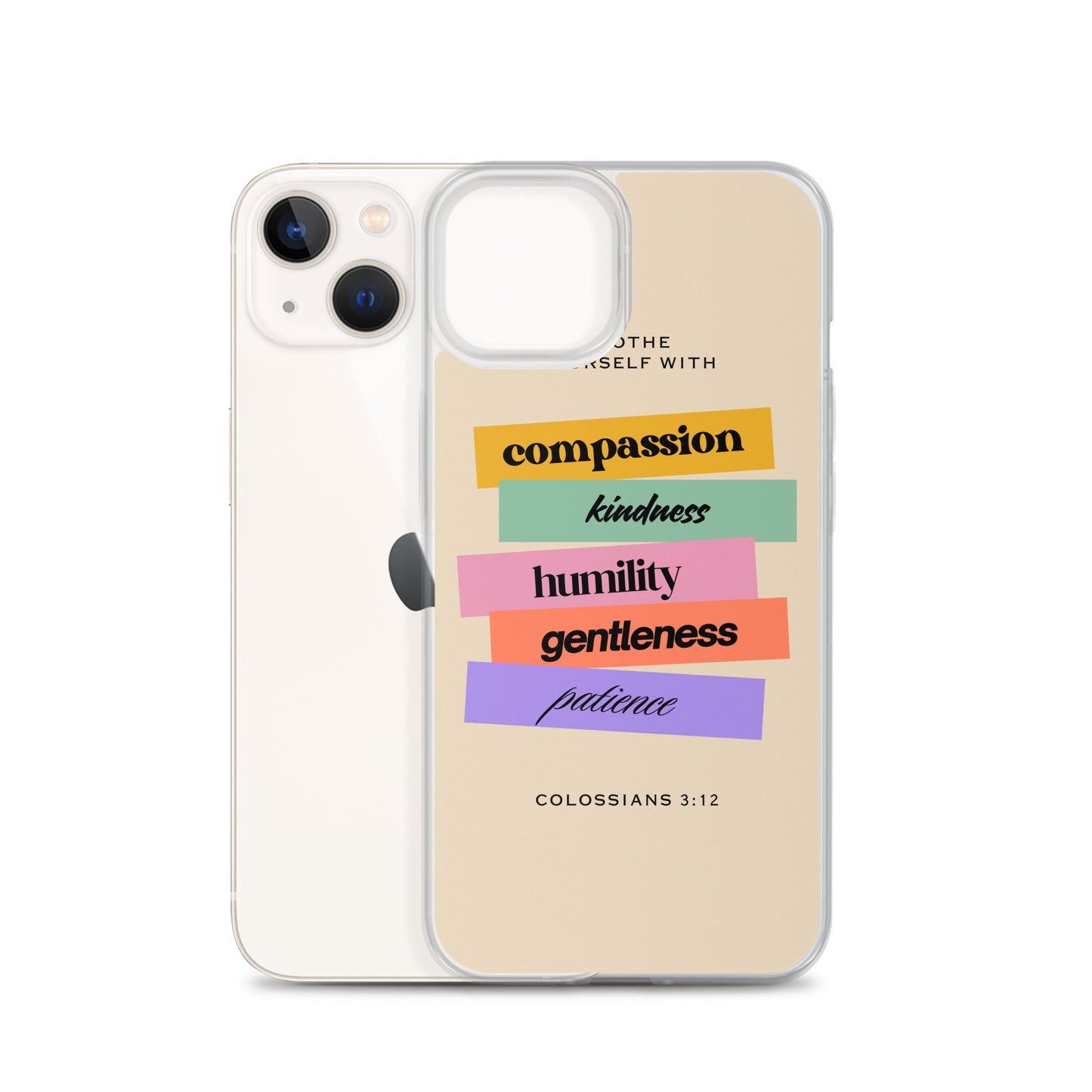 Colossians 3:12 Clear Case for iPhone®