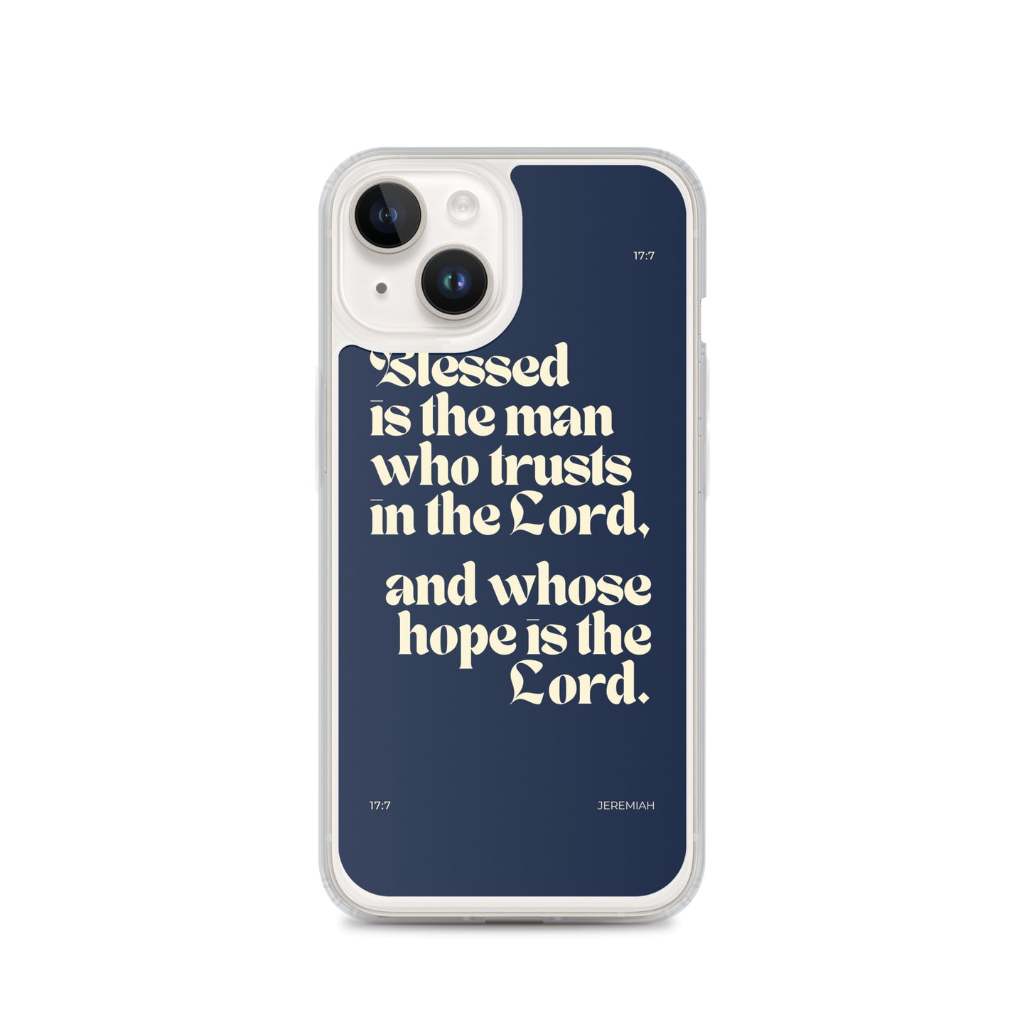 Jeremiah 17:7 Clear Case for iPhone®