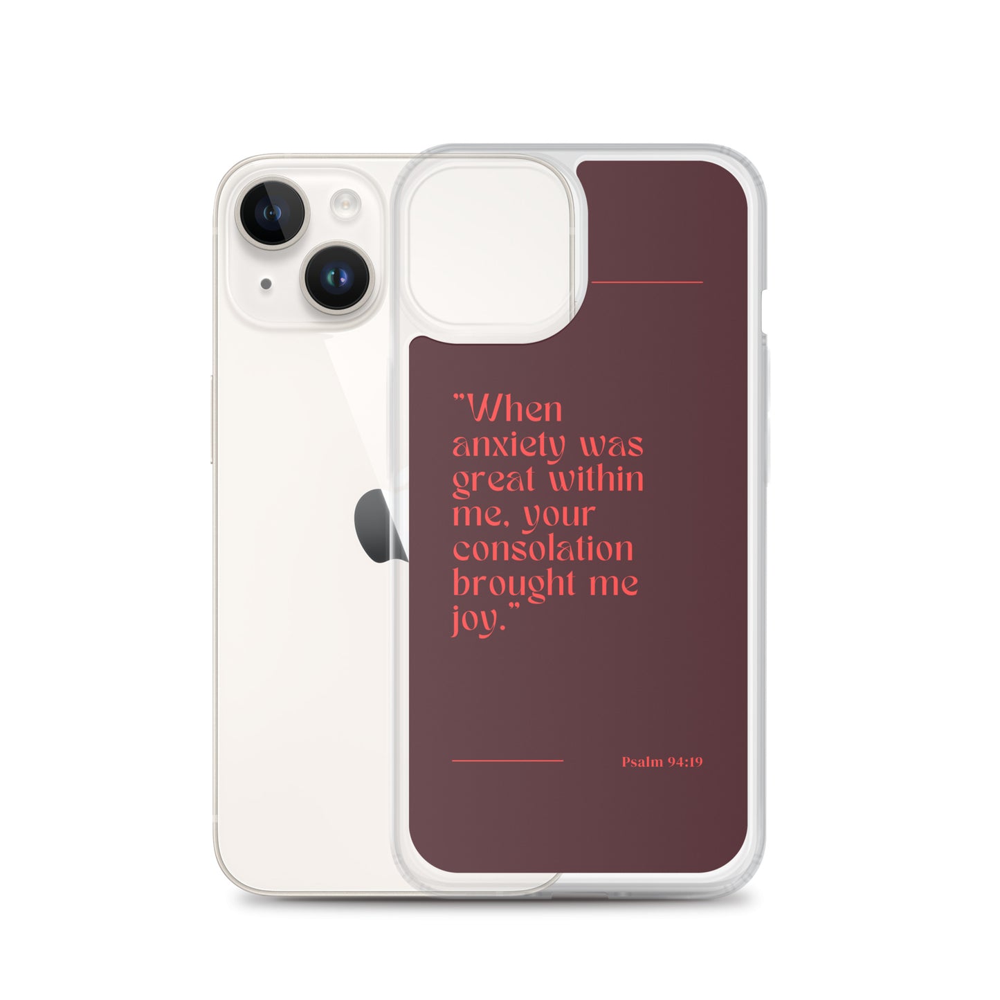 Psalm 94:19 Clear Case for iPhone®