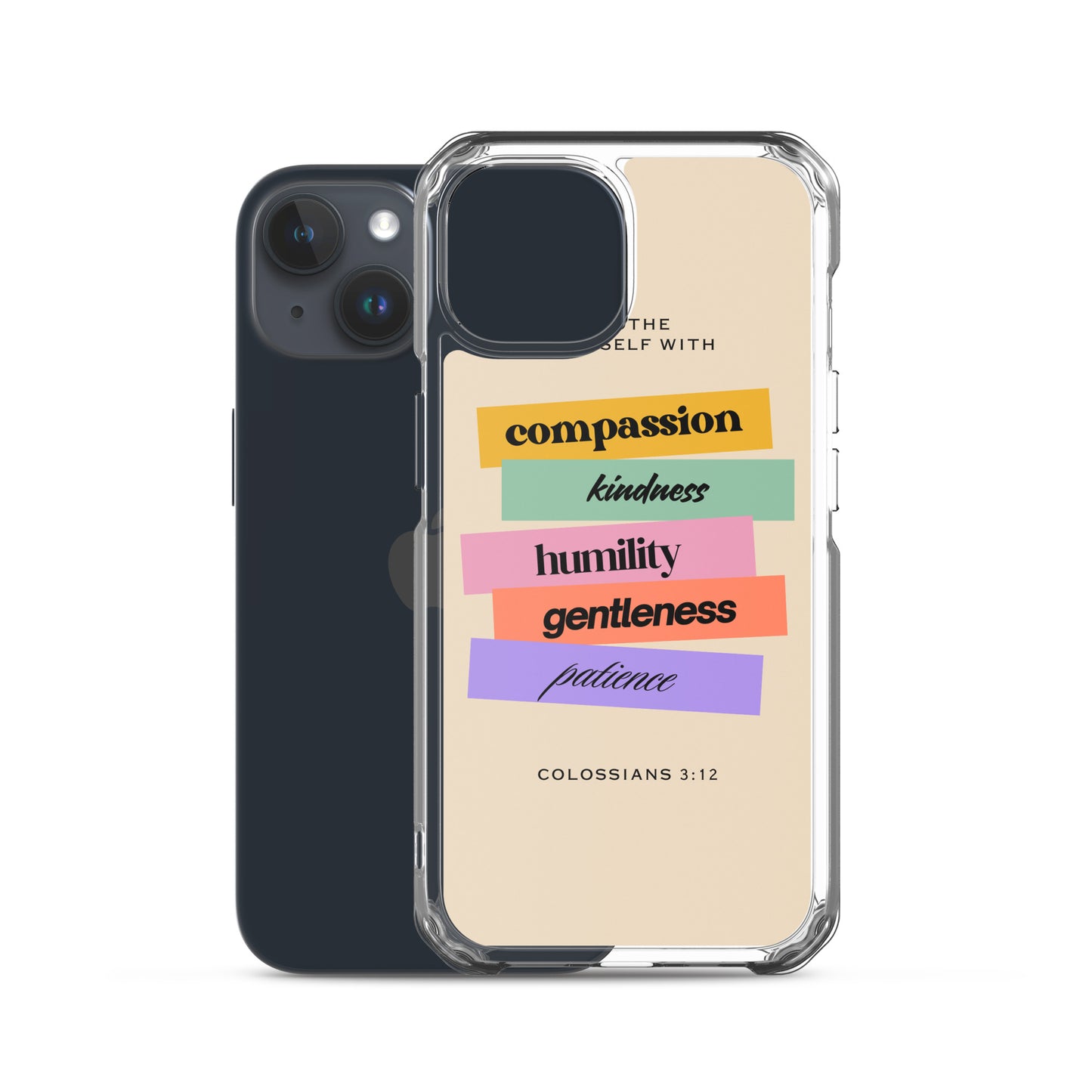 Colossians 3:12 Clear Case for iPhone®