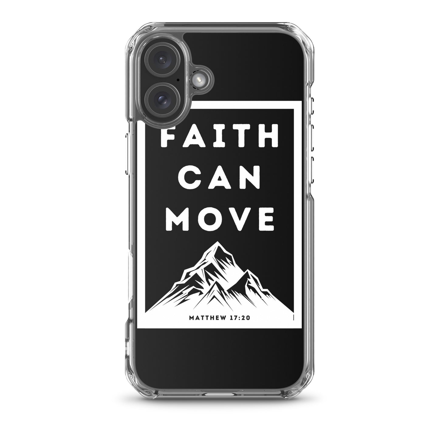 Faith can move mountains Clear Case for iPhone®