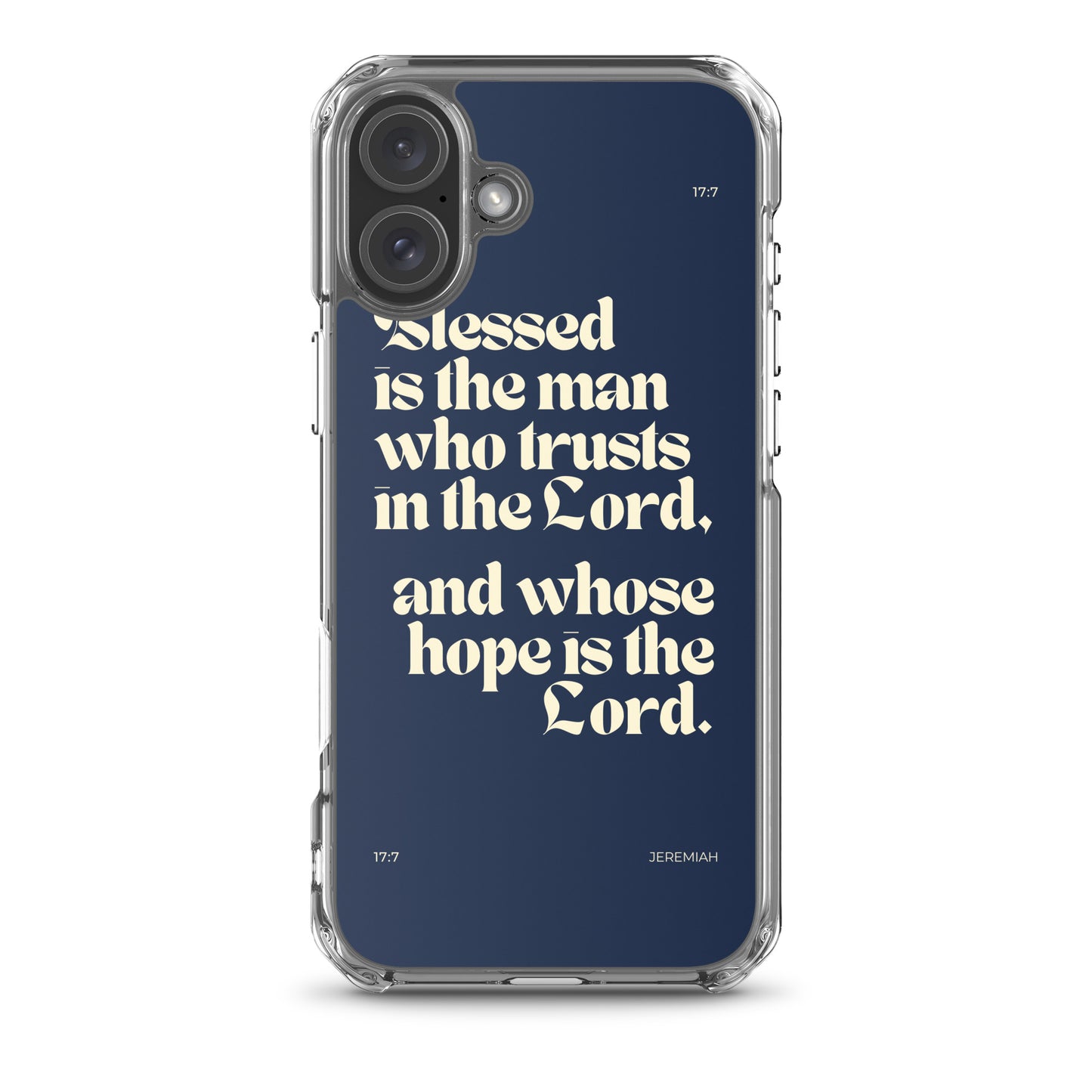 Jeremiah 17:7 Clear Case for iPhone®