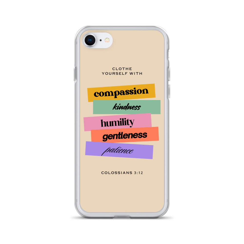 Colossians 3:12 Clear Case for iPhone®