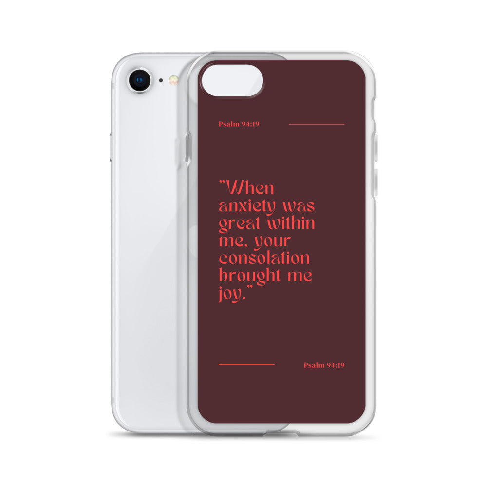 Psalm 94:19 Clear Case for iPhone®