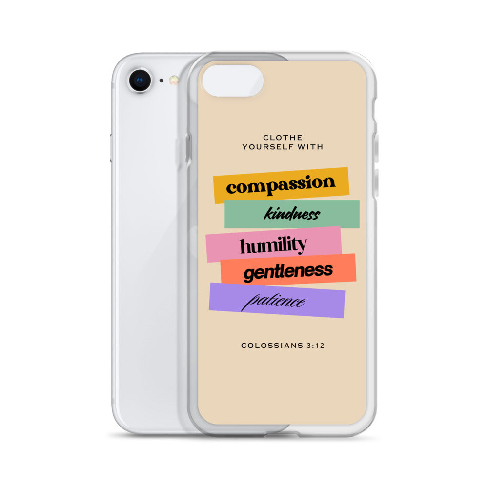 Colossians 3:12 Clear Case for iPhone®