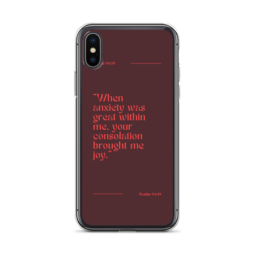 Psalm 94:19 Clear Case for iPhone®