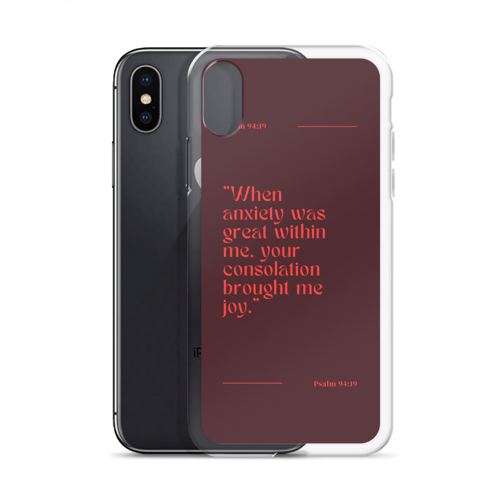 Psalm 94:19 Clear Case for iPhone®