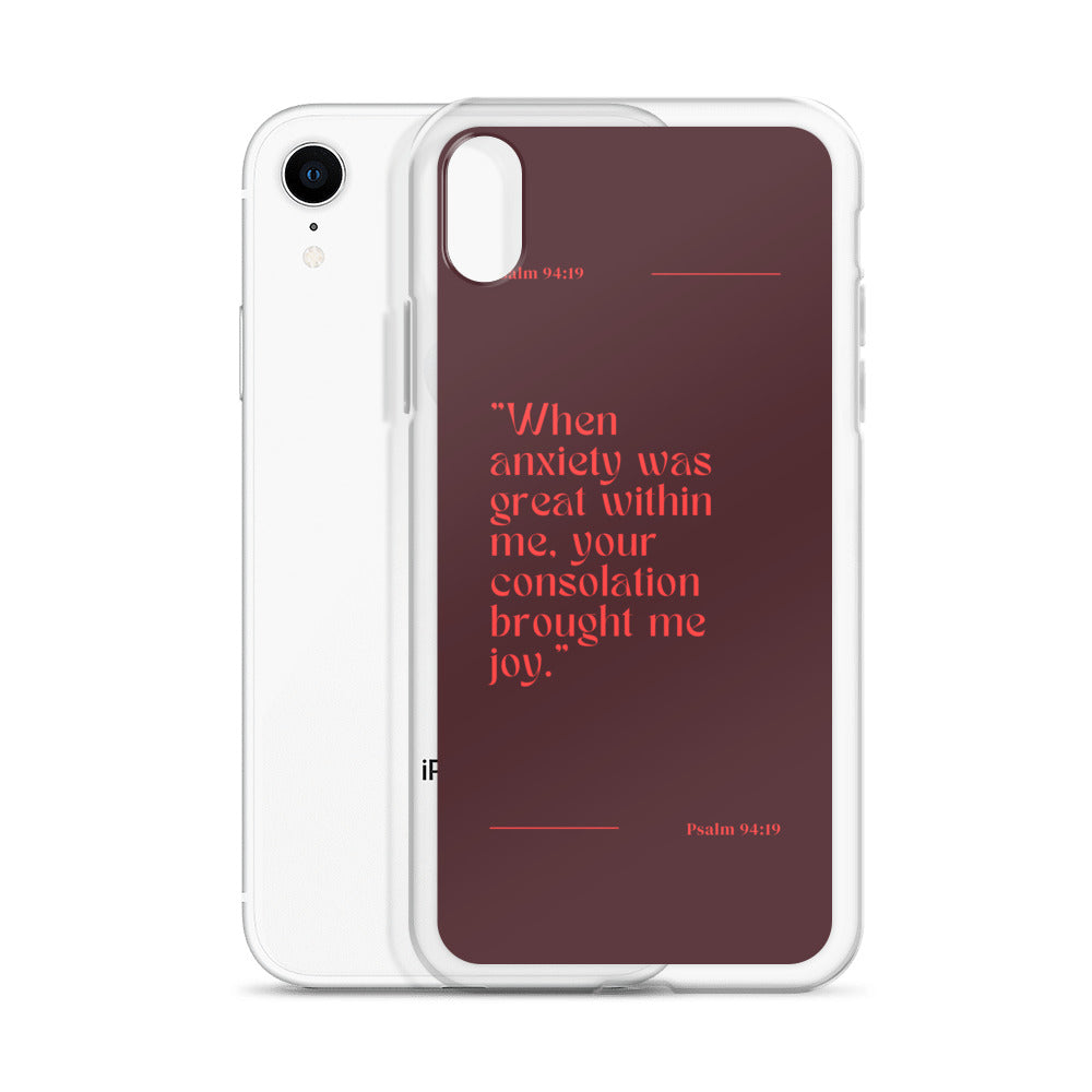 Psalm 94:19 Clear Case for iPhone®