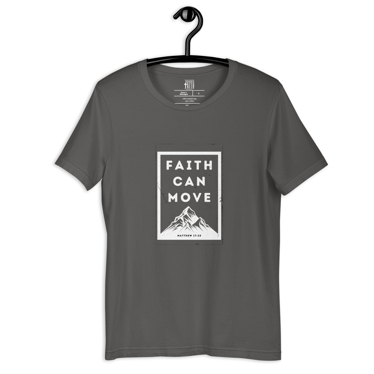 Faith can move mountains t-shirt