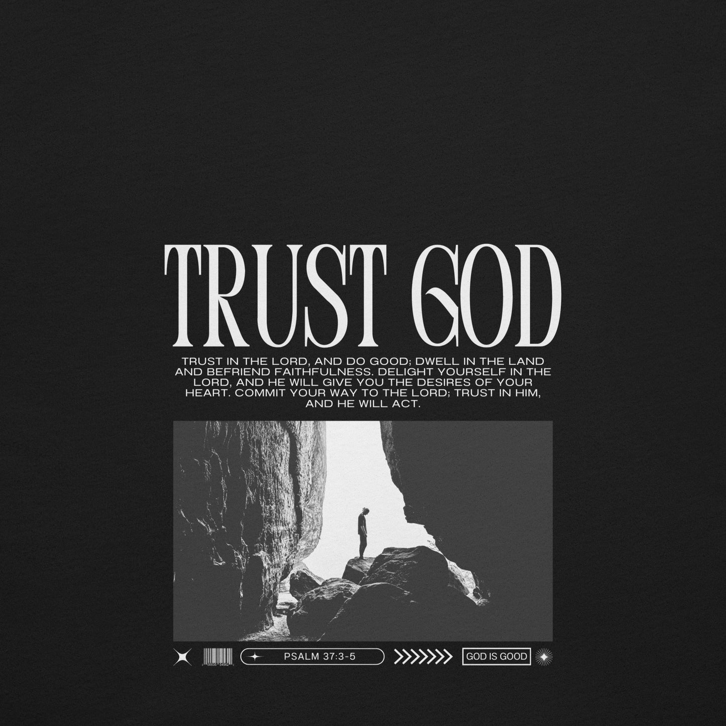 Trust God (back) t-shirt